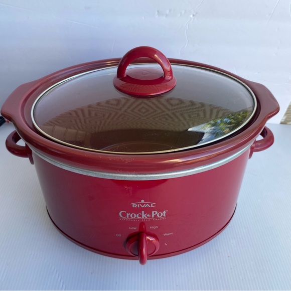 Rival Crock-Pot Red Slow Cooker - Picture 1 of 11